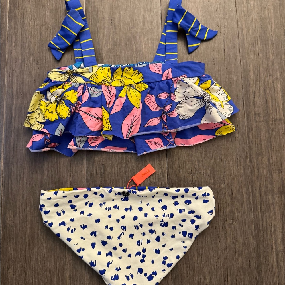 Maaji Kids Swim Bikini - Blue, Yellow, Pink, White- never worn